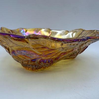 Antique Marigold Carnival Glass
