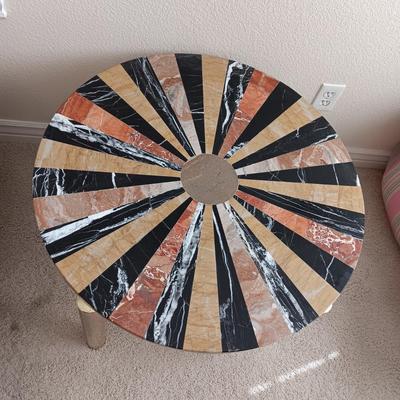 BEAUTIFUL AND UNIQUE MARBLE SIDE TABLE