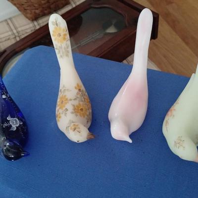 Painted bird set