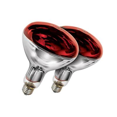 Producer's Pride 250W Red Heat Bulbs 120V – 2-Pack Infrared Light Bulbs for Brooders & Reptiles