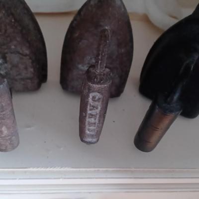 Antique Sad Iron Set