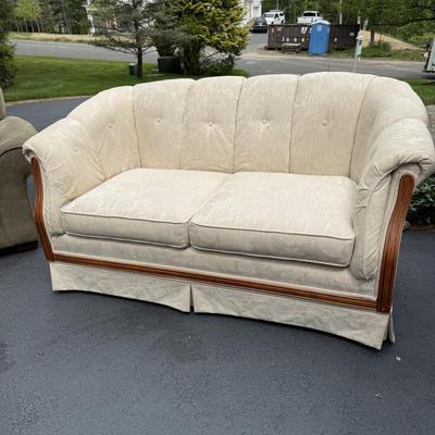 Broyhill cream sofa
