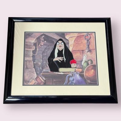 “Evil Queen - Snow White and The Seven Dwarfs” Walt Disney Cel from Disney's Villains Portfolio Volume I (4-DZ)