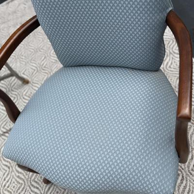 Light blue armchair