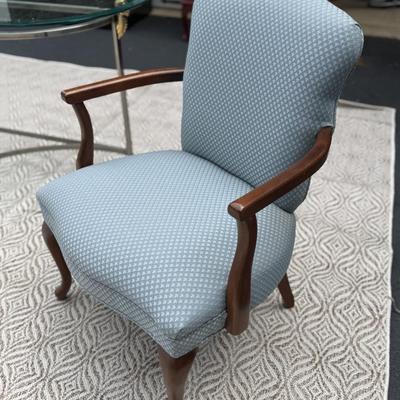 Light blue armchair