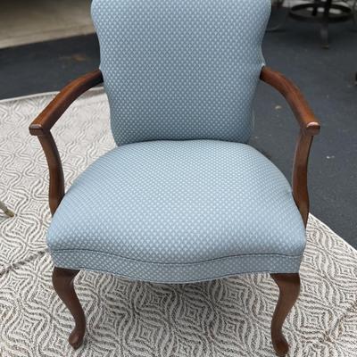 Light blue armchair