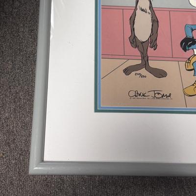 “Daffy Duck and Wile Coyote Courtroom” Cel by Chuck Jones (3-DZ)