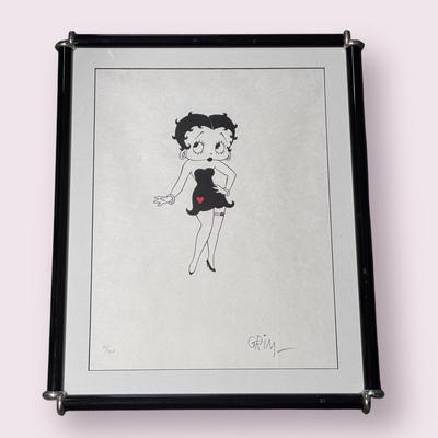 “Just Whistle” Betty Boop Lithograph by Grim Natwick (2-DZ)