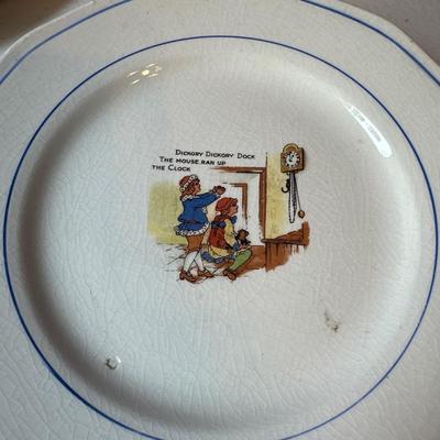 Mother goose plates