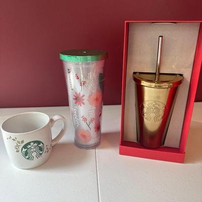 Starbucks cups!