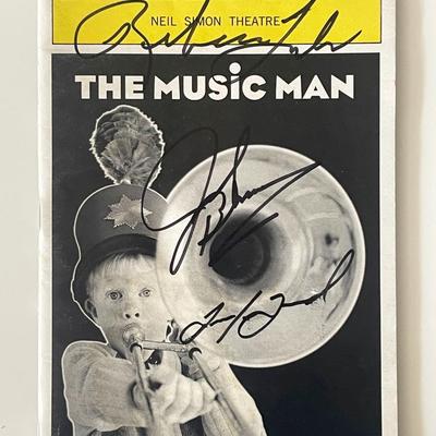 The Music Man Joel Blum and Rebecca Luker signed playbill