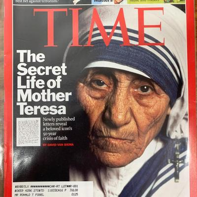 TIME Magazine 2007 Mother Teresa Issue
