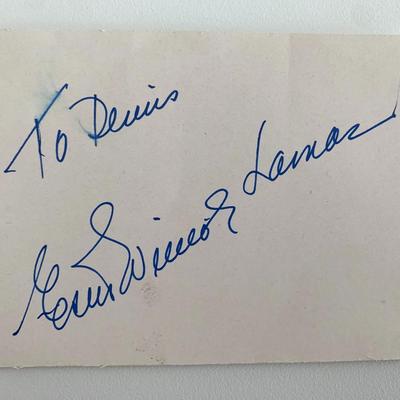 Esther Williams original signature