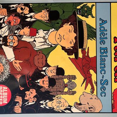 Tardi Adele Blanc-Sec poster book. 12x15 inches