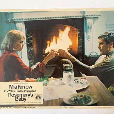 Rosemary's Baby original 1968 vintage lobby card