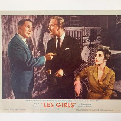 Les Girls original 1957 vintage lobby card