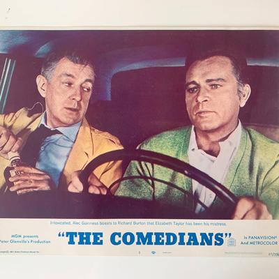 The Comedians original 1967 vintage lobby card