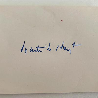 Waite Hoyte original signature