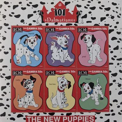 101 Dalmations Stamp Sheet - Gambia