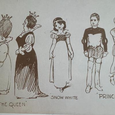 Snow White unsigned postcard