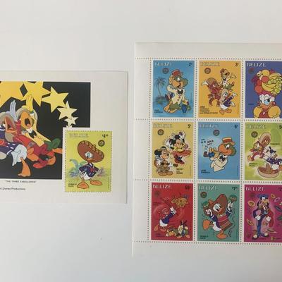 Disney Stamp Set - Belize - 1985