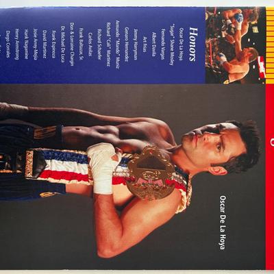 California Boxing Hall of Fame Oscar De La Hoya magazine