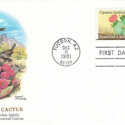 Beavertail Cactus FDC