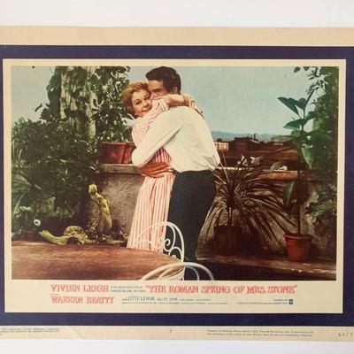 The Roman Spring of Mrs. Stone original 1962 vintage lobby card