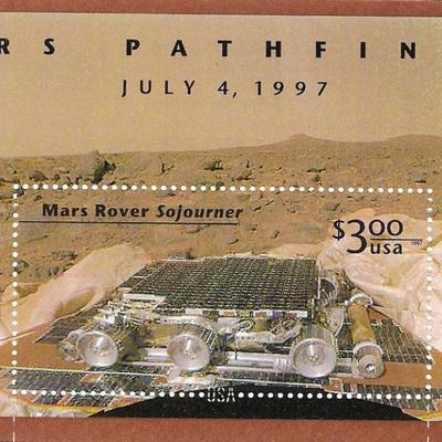 Mars Rover Stamp Sheet