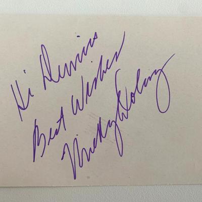 The Monkees Mickey Dolenz original signature