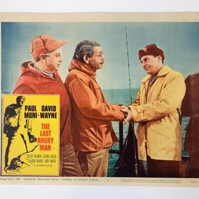 The Last Angry Man original 1959 vintage lobby card