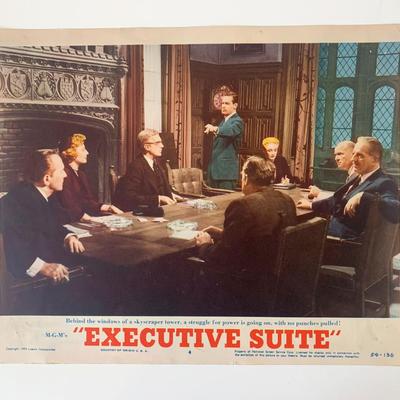 Executive Suite original 1954 vintage lobby card