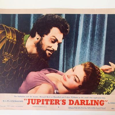 Jupiter's Darling original 1955 vintage lobby card