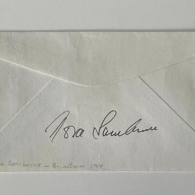 British actress Nora Swinburne signed cover