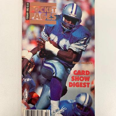 1993 Pocket Pages - Barry Sanders - Card Show Digest