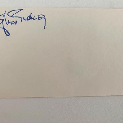 Silvia Sidney original signature