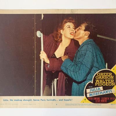 Julia Misbehaves original 1948 vintage lobby card
