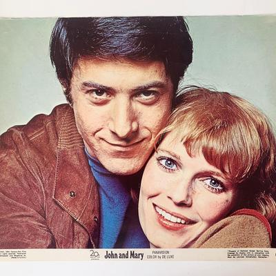 John and Mary original 1969 vintage lobby card