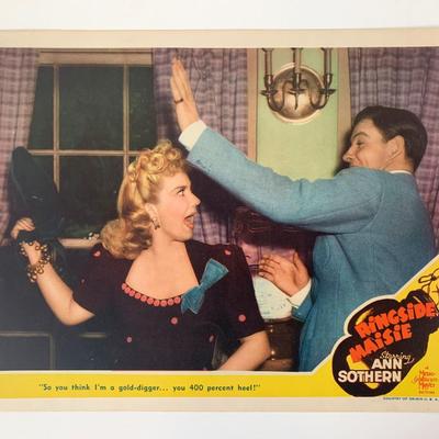 Ringside Maisie original 1941 vintage lobby card