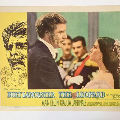 The Leopard original 1963 vintage lobby card