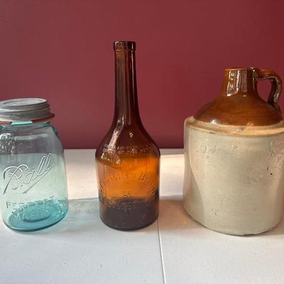 Old jars and bottles