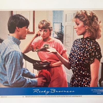 Risky Business original 1983 vintage lobby card