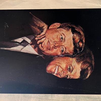 John F. Kennedy print. 11x14 inches