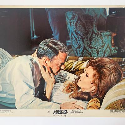 Lady in Cement original 1968 vintage lobby card