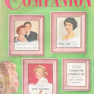 June Allison Companion Magazine. June 1955