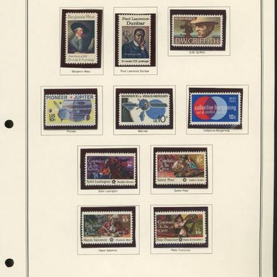 1975 United States Commemorative Stamp Set