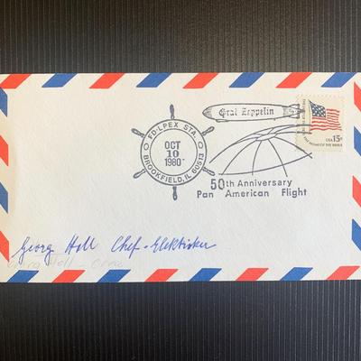 Georg Holl signed first day cover