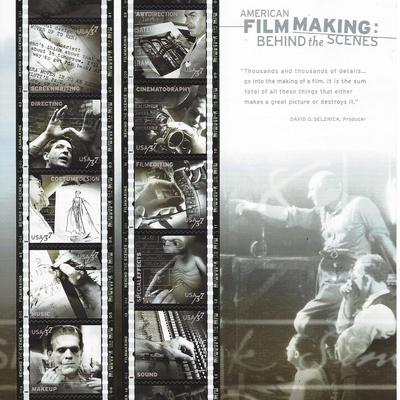 American Filmmaking Stamp Sheet