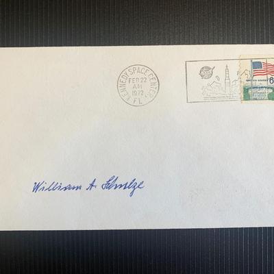 William August Schulze signed first day cover