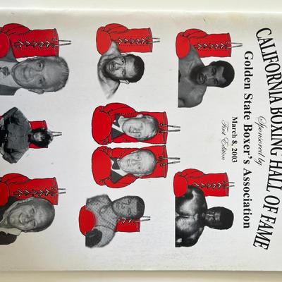 California Boxing Hall of Fame magazine